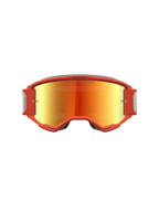 Alpinestars Vision 5 Schutzbrille Rora, Motocross-Schutzbrille für Offroad-Rennsport, Orange und Silber, verspiegelte Scheibe, flexibler A-FLEX-Rahmen und RAM-AIR-Belüftung