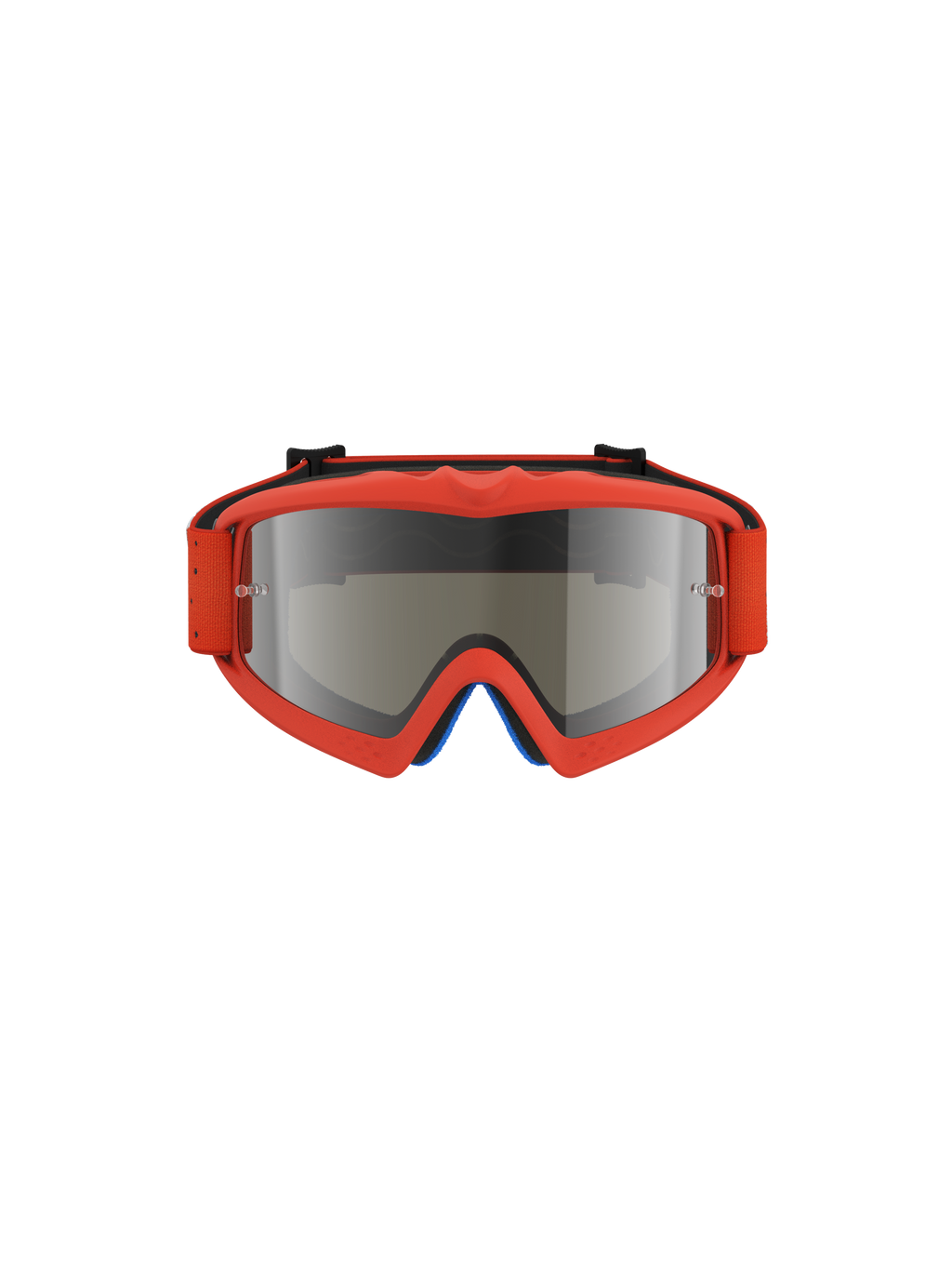 Alpinestars Vision Jugend-Schutzbrille Vesta, orange MX-Schutzbrille für Kinder mit silberverspiegelter Anti-Beschlag-Linse.