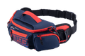 Alpinestars MM93 Gürteltasche, Praktische Hüfttasche in Dunkelblau und Hellrot, Strapazierfähiges Material, Reißverschlussfächer, verstellbarer Gürtel, Marc Marquez Kollektion