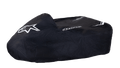 Alpinestars Kart-Abdeckung, Schwarz, mit weißem Alpinestars Stern-Logo und Schriftzug, schützende Go-Kart-Abdeckung, strapazierfähiges wetterfestes Gewebe mit weißen Streifenakzenten, strukturiertes Design für Schutz im Fahrerlager