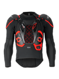 Alpinestars Tech-Air® Off-Road Airbag-System, FIM-homologiertes Offroad-Airbagsystem, Schwarz und Rot, Textilkonstruktion mit integriertem Nucleon CELL Brust- und Rückenprotektor