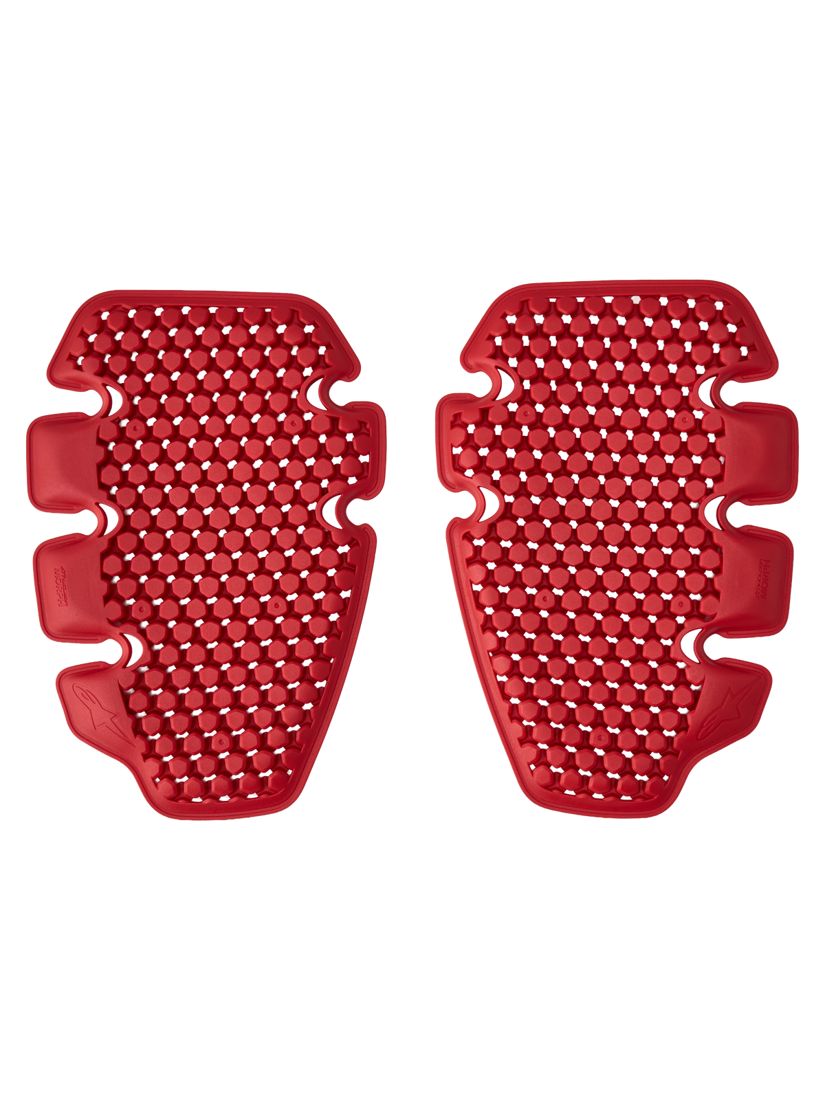 Alpinestars Nucleon Morph St Knee Protector, Level 2 motorcycle knee protectors, Red, flexible ventilated structure with ergonomic profile