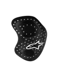 Alpinestars Nucleon Racing Kr-Hr Hüftprotektor, Schwarz, Motorrad-Rennsport-Hüftschutz mit Belüftungslöchern und weißem Stern-Logo, ergonomisches Design mit Schichtaufbau