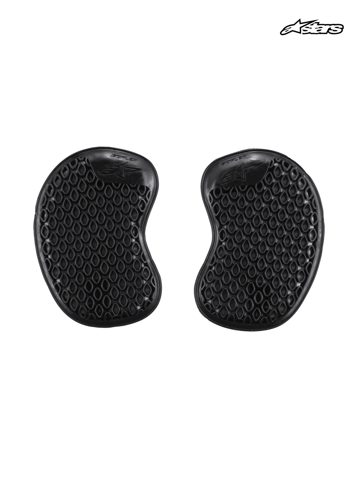 Alpinestars Bioflex Hüftprotektoren, Motorrad-Hüftprotektoren, Schwarz, leichte und schlanke Einsätze mit belüfteter Zellstruktur für maximale Luftzirkulation