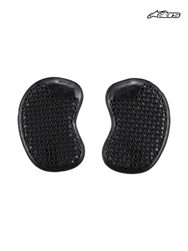 Alpinestars Bioflex Hüftprotektoren, Motorrad-Hüftprotektoren, Schwarz, leichte und schlanke Einsätze mit belüfteter Zellstruktur für maximale Luftzirkulation