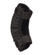 Alpinestars Youth Bionic Action Kickstart Ellenbogenschützer, schwarzer Motocross-Ellenbogenprotektor, Profilansicht mit doppelten elastischen Riemen und flexibler perforierter Polsterung, strapazierfähige Offroad-Schutzausrüstung für Kinder