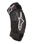 Alpinestars Youth Bionic Action Kickstart Ellbogenschützer, Schwarz, schützender Jugend-Ellbogenschutz mit weißem Stern-Logo und rotem Kickstart-Branding, doppelt verstellbare Gurte mit Klettverschluss, atmungsaktives Mesh-Gewebe, ergonomisches Design für Motocross und Actionsport