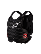 Alpinestars Bionic Action V2 Brustschutz, MX-Körperschutz, Schwarz und Weiß, CE-zertifiziert Level 1, A-Morph Technologie.