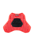 Alpinestars Nucleon Plasma Full Chest Protector Insert, Motorrad-Brustprotektor, Rot und Schwarz, mit wellenförmigem Belüftungsmuster für Luftzirkulation, zentraler schwarzer halbstarre Zone mit Alpinestars-Logo, ergonomisches Schild-Design für Aufprallschutz