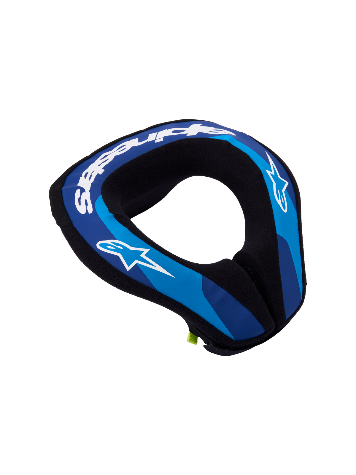 Alpinestars Sequence Jugend-Nackenprotektor, Motocross-Nackenschutz, Blau und Weiß, ergonomischer doppeldichter Schaumkern