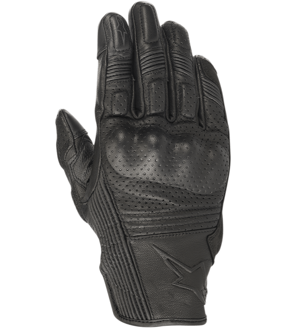 blackout motorrad handschuhe L / Schwarz Schwarz