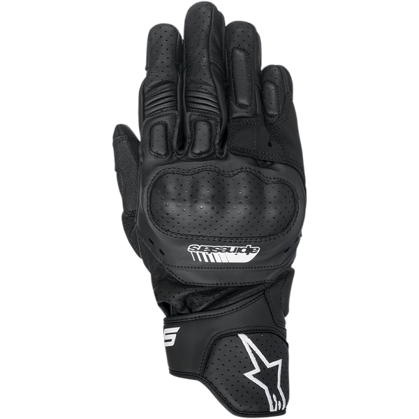 Alpinestars SP X 5 Air Motorradhandschuhe (Schwarz, Größe M) – Atmungsaktive Sport-Handschuhe Mit Mesh & Leder
