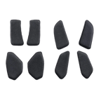 Alpinestars BNS Soft Pad Set, Ersatz-Komfortpolsterung für Nackenstützen, Schwarz, Set aus geformten Polstern mit strukturiertem Gewebe, entwickelt für das BNS Tech 2 System, MTB- und Offroad-Schutzzubehör