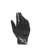 Alpinestars Copper Gloves, black and white urban motorcycle gloves featuring lightweight textile mesh.