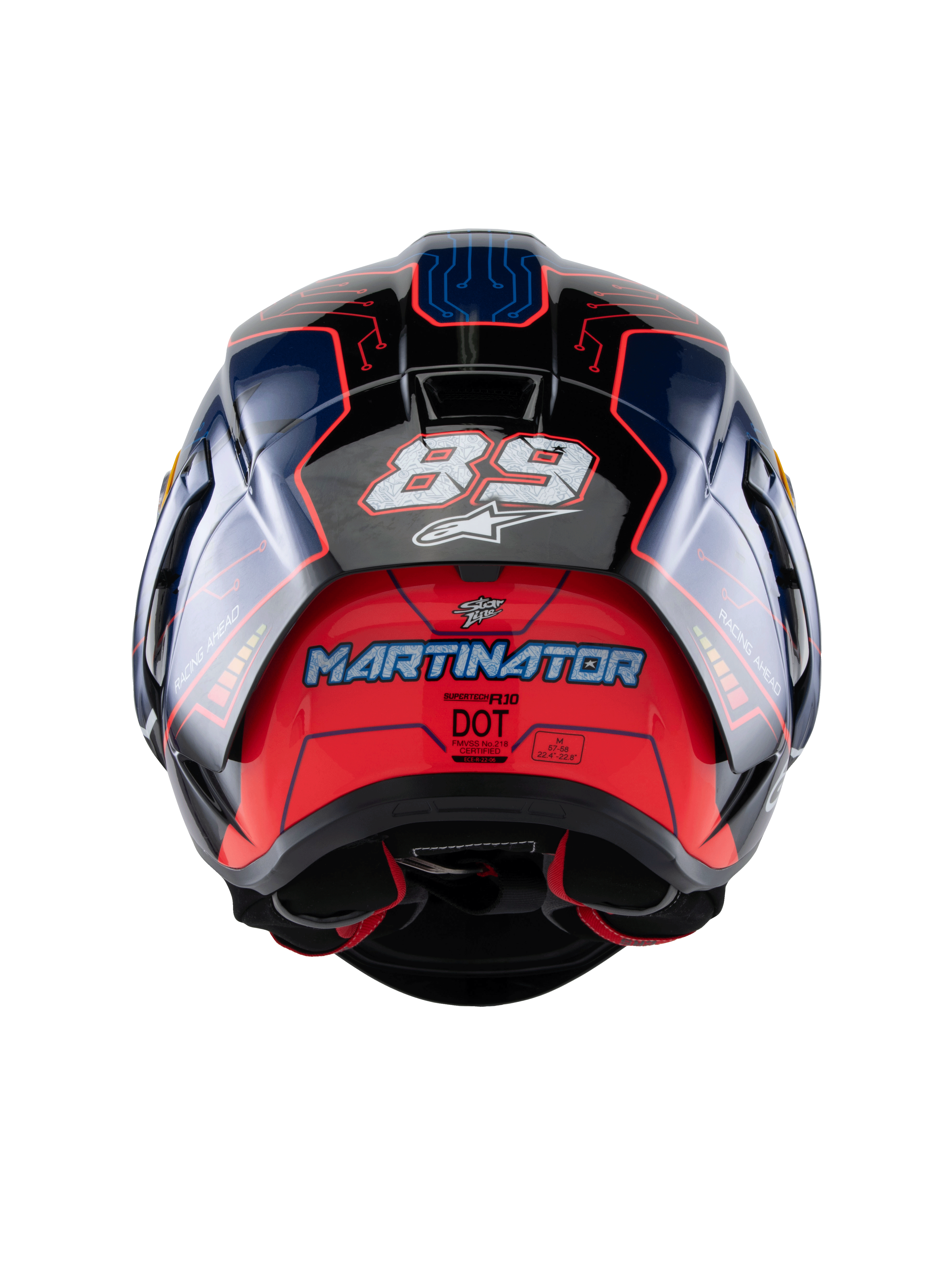 Supertech R10 LE Martinator R01 Helme - Blue Road Helmets | Alpinestars