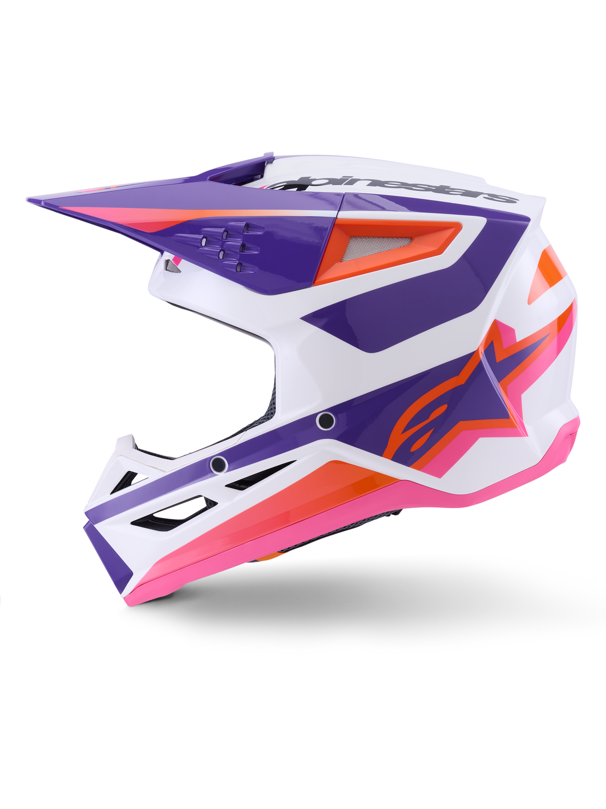 SM3 Heat Helmet ECE06 - Purple MX Helmet | Alpinestars®
