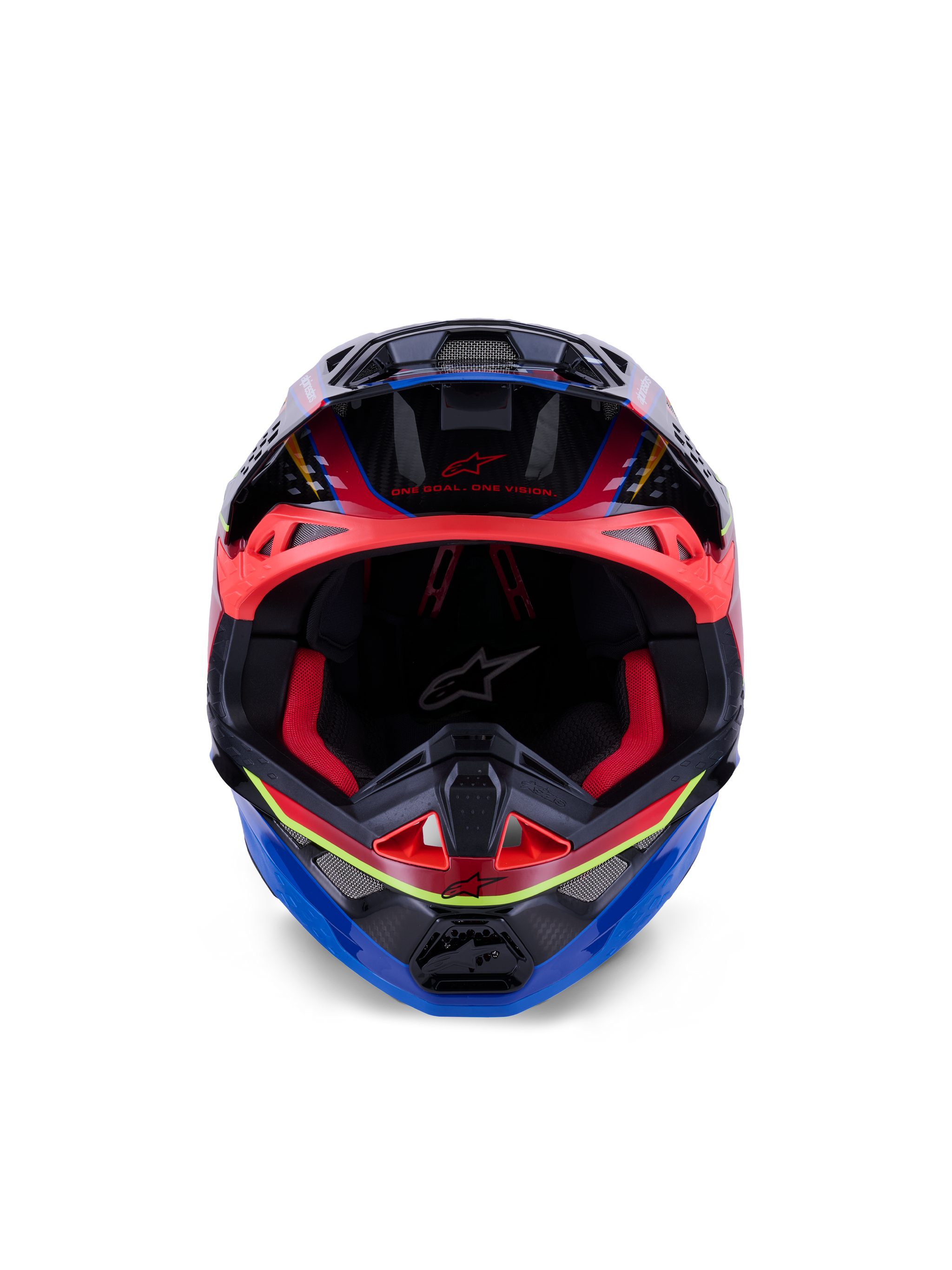 Supertech M10 Era ECE 22.06 Helm Blue Red Yellow Fluo Glossy