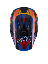 Supertech M10 Era ECE 22.06 Helm Blue Red Yellow Fluo Glossy