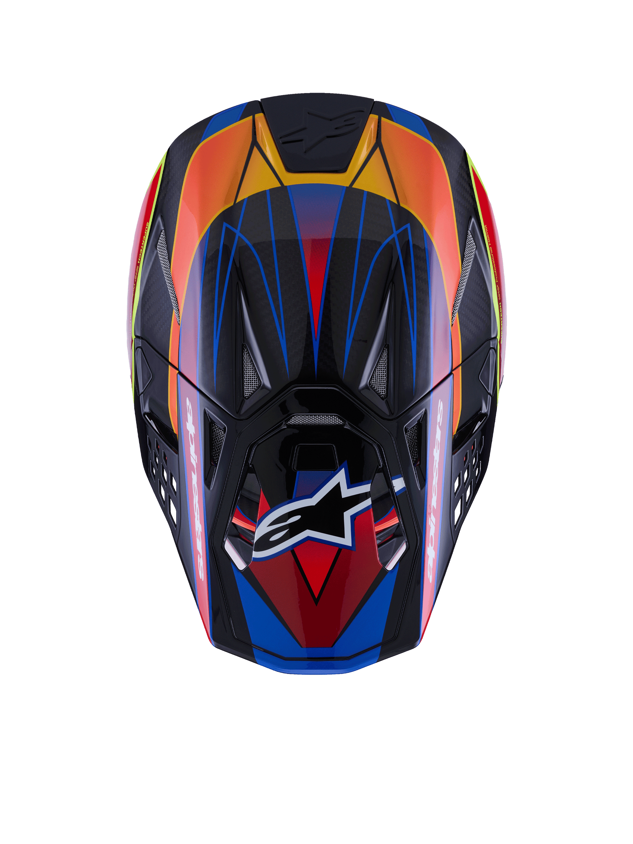 Supertech M10 Era ECE 22.06 Helm Blue Red Yellow Fluo Glossy