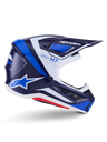 2XL / Blue/White Glossy