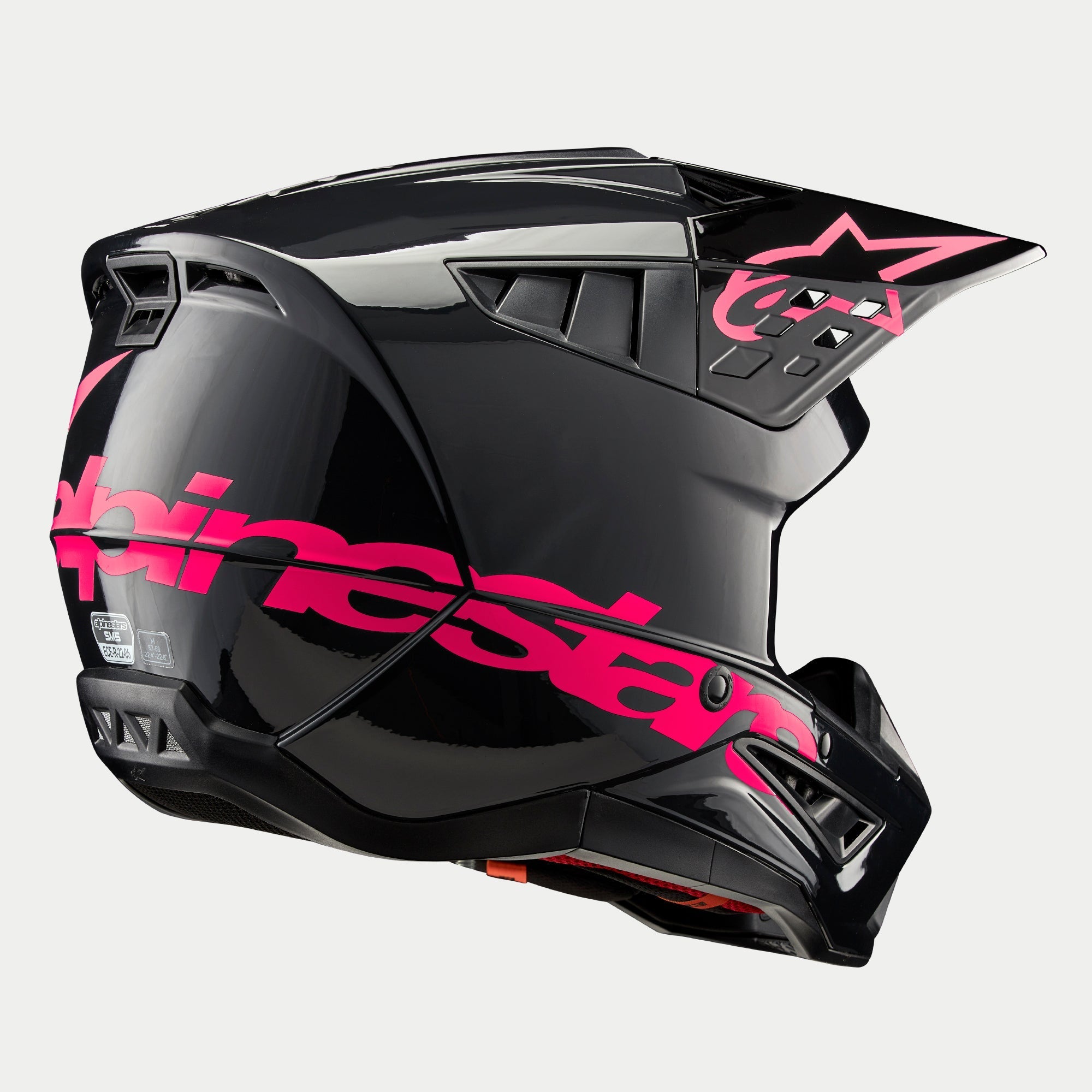SM5 Corp - Black Diva MX Helmet