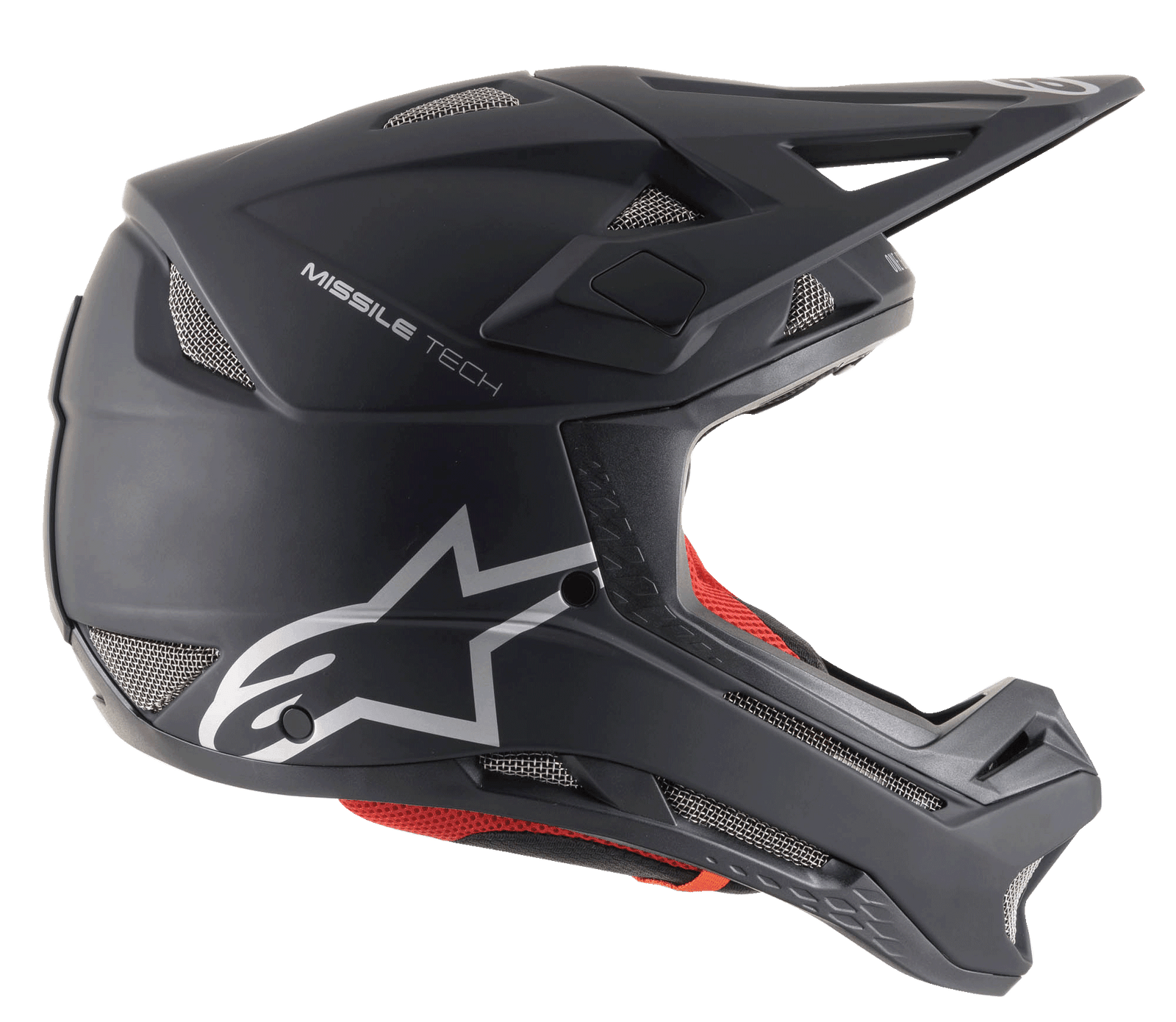 mtb helm schwarz matt Missile Tech Solid Helm - Schwarz MTB Helm