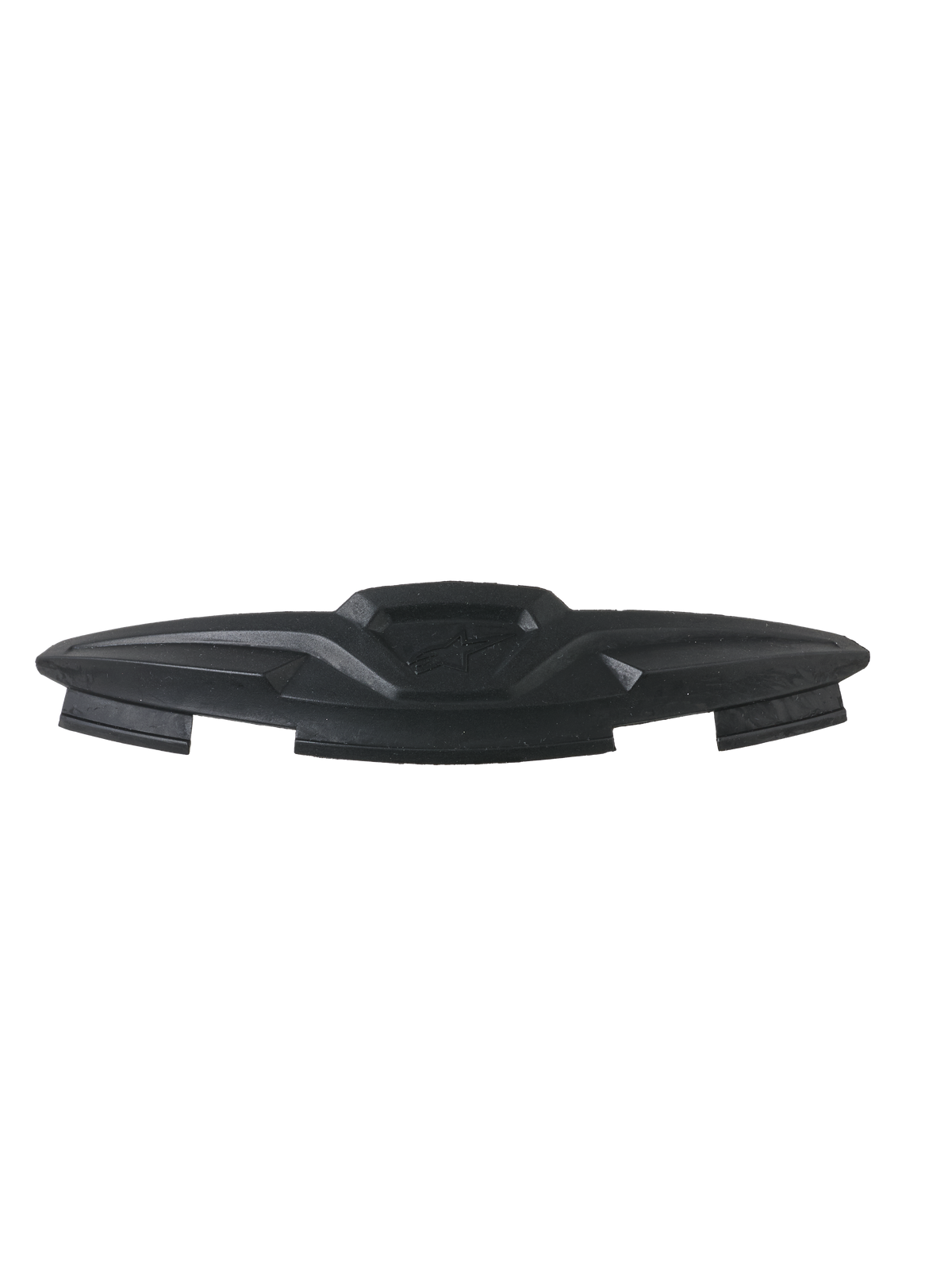Alpinestars S-R7 Atemabweiser, Motorradhelm-Zubehör, schwarze TPU-Konstruktion, Vorderansicht