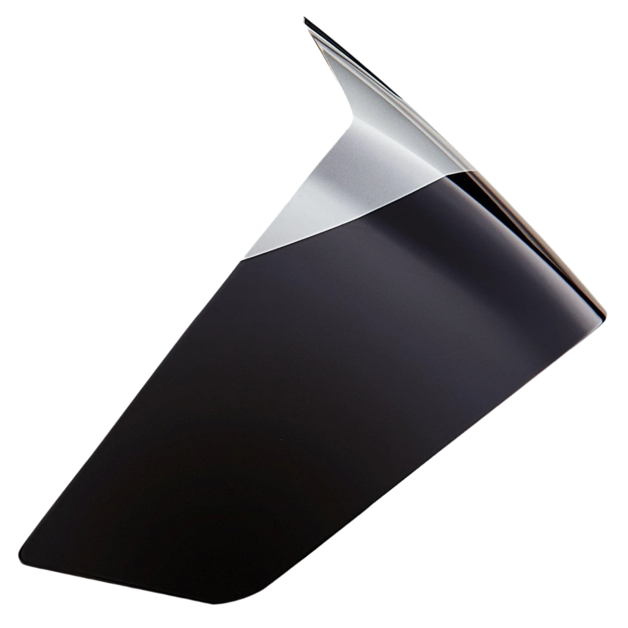 Alpinestars Supertech R10 Element Race Spoiler, Motorcycle Helmet Accessory, Black Carbon and Silver Glossy, sleek aerodynamic wing-shaped design, glossy finish, replacement part for S-R10 racing helmets