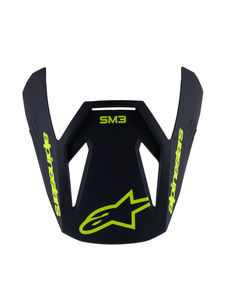 S-M3 Radium ECE06 Visor Gray Black Yellow Fluo Matte