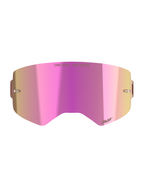 Alpinestars Supertech Mirror Pink Linse, Motocross-Schutzbrillenzubehör, Mirror Pink, Absolute Vision Technologie, Anti-Beschlag-Beschichtung, Tear-Off-Pfosten, Aufschrift ONE GOAL. ONE VISION.