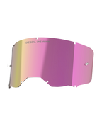 Alpinestars Vision 8-5-3 Mirror Pink Linse, Ersatzscheibe für Motocross-Schutzbrillen, Pink verspiegelt, blendfreies Finish.