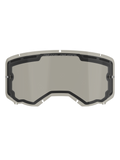 Alpinestars Vision 8-5-3 Doppelscheibenglas, Ersatzglas für Motocross-Brillen, rauchgraue Tönung, gebogenes Polycarbonat mit Belüftungsöffnungen und integrierten Tear-Off-Halterungen, Motocross-Zubehör