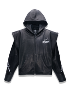 RSRV Axis Leder-Kapuzenpullover