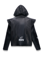 RSRV Axis Leder-Kapuzenpullover