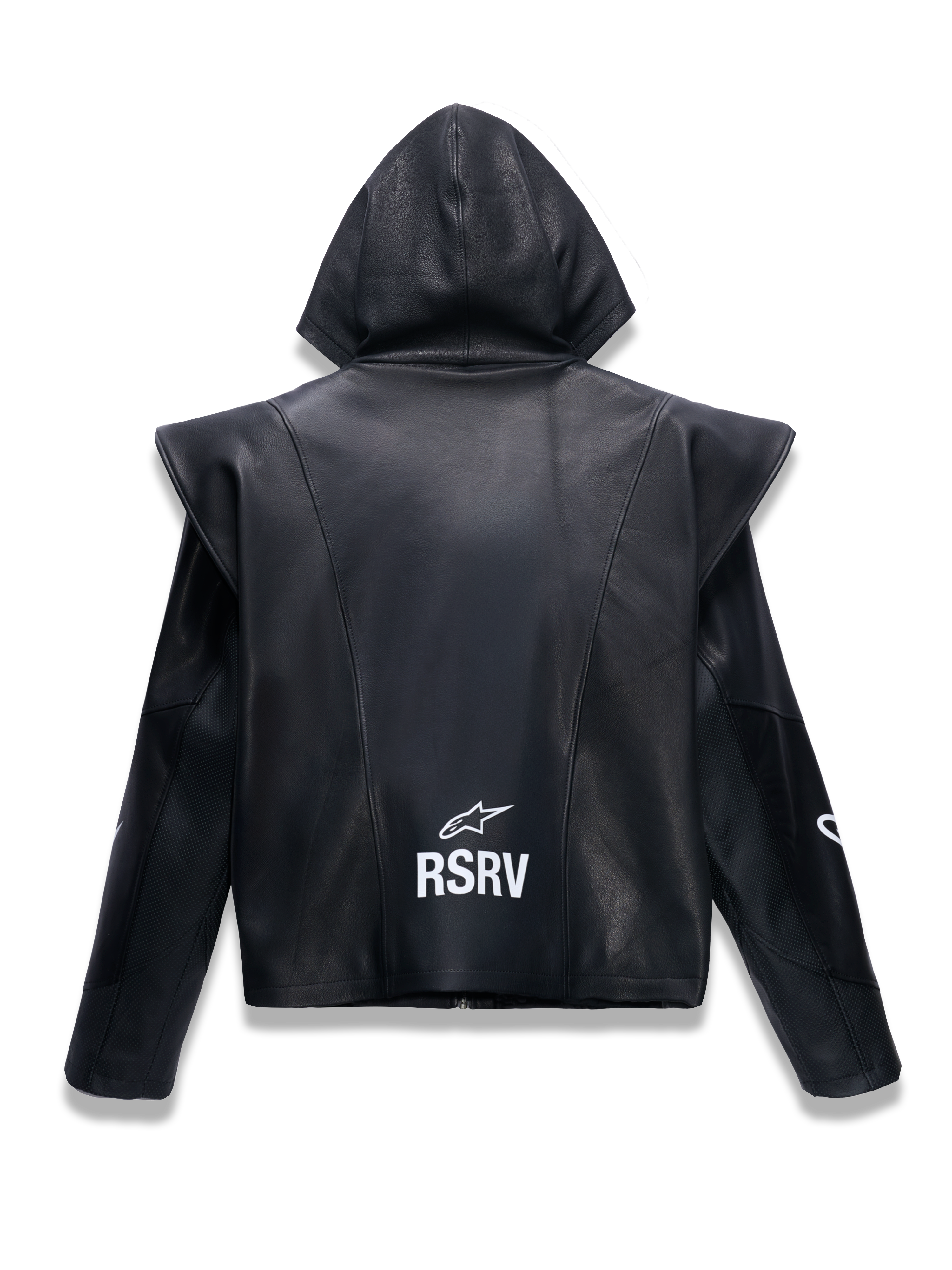 RSRV Axis Leder-Kapuzenpullover