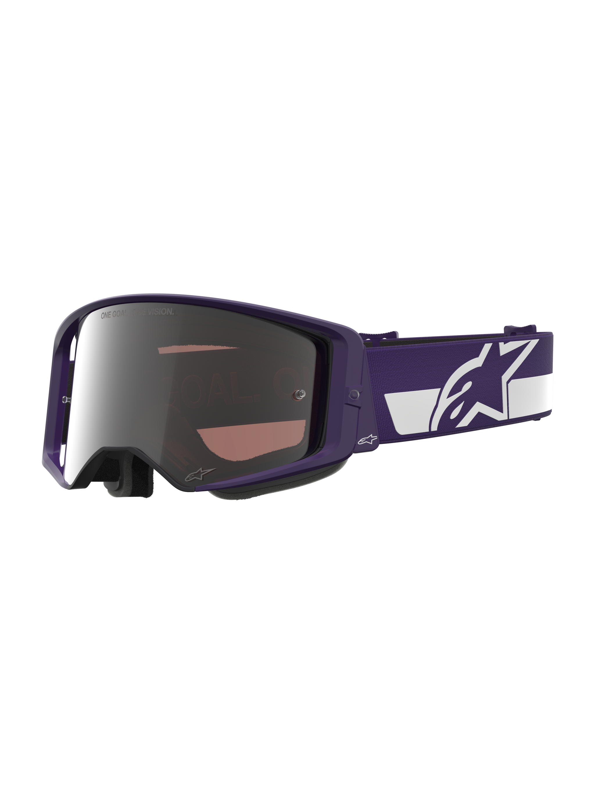 purple mx goggles One Size / Purple White Mirror Silver