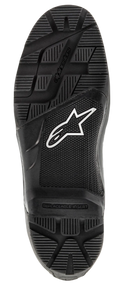Alpinestars Tech 7 Enduro Sohle, Ersatz-Gummisohle, Schwarz, mit weißem Stern-Logo und robustem Profil für Offroad-Traktion, langlebiges Ersatzteil für Motocross- und Enduro-Stiefel