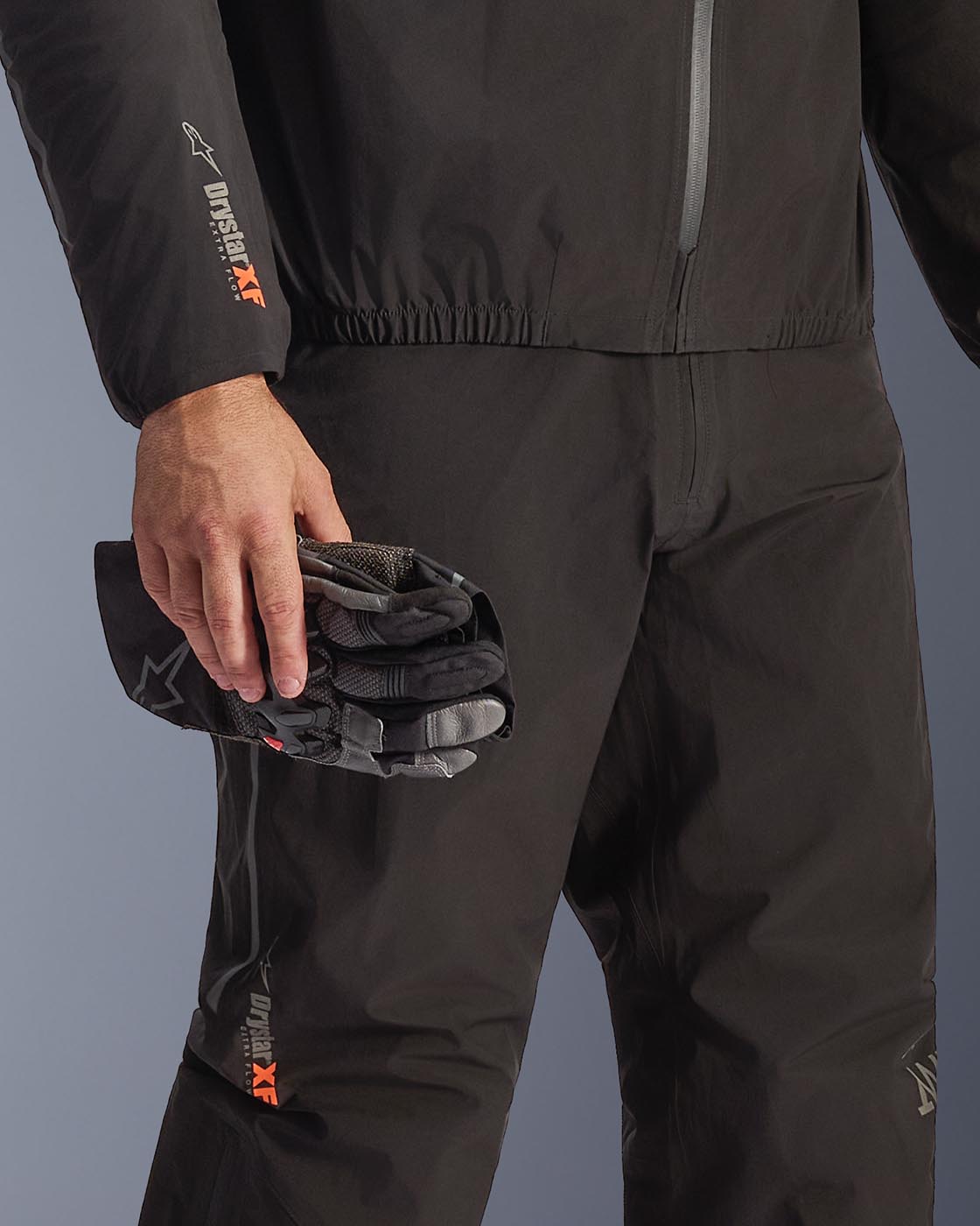 AMT-8 Stretch Drystar® XF - Black Motorcycle Pants | Alpinestars®