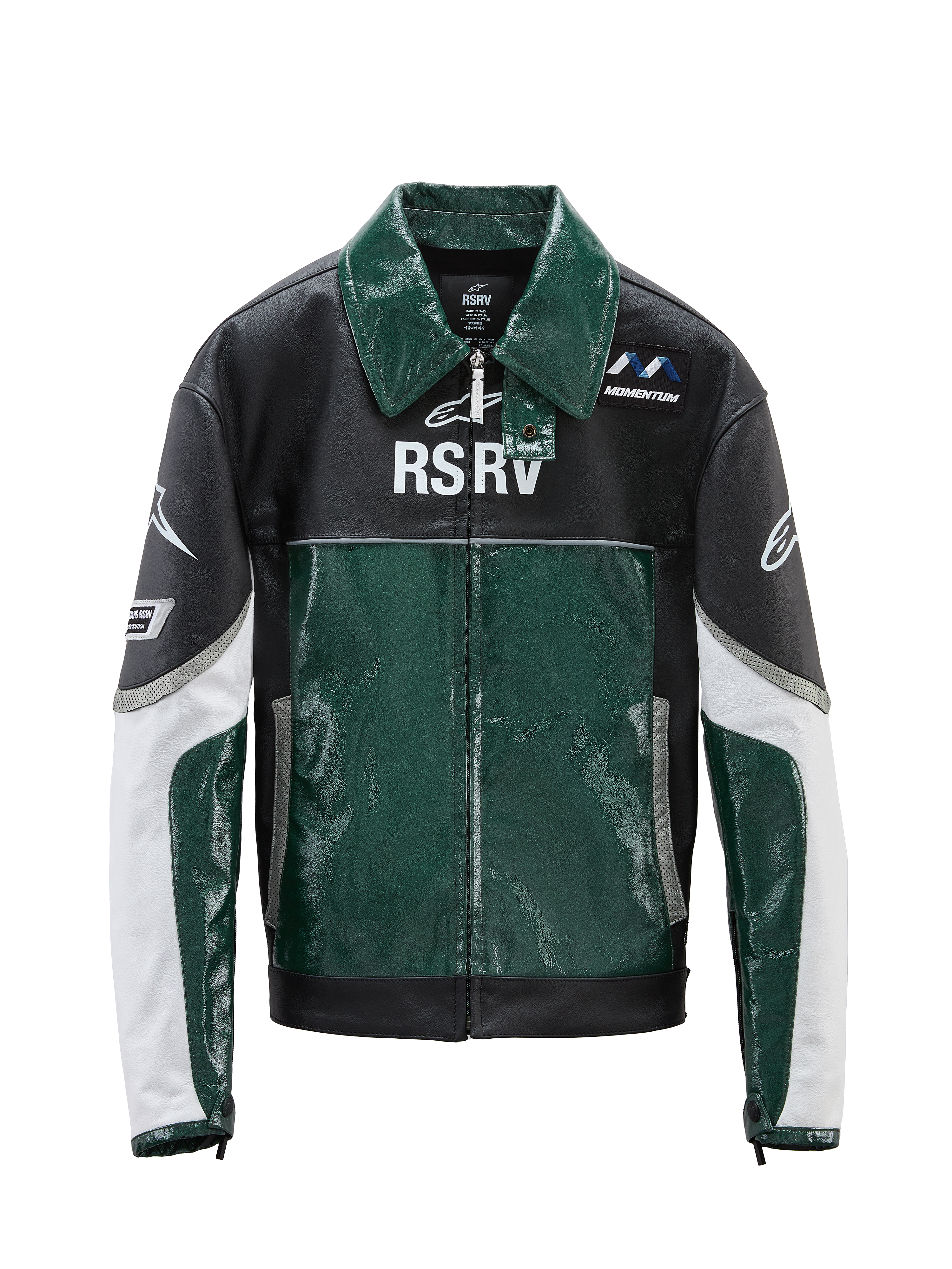 RSRV ALLOY Lederjacke