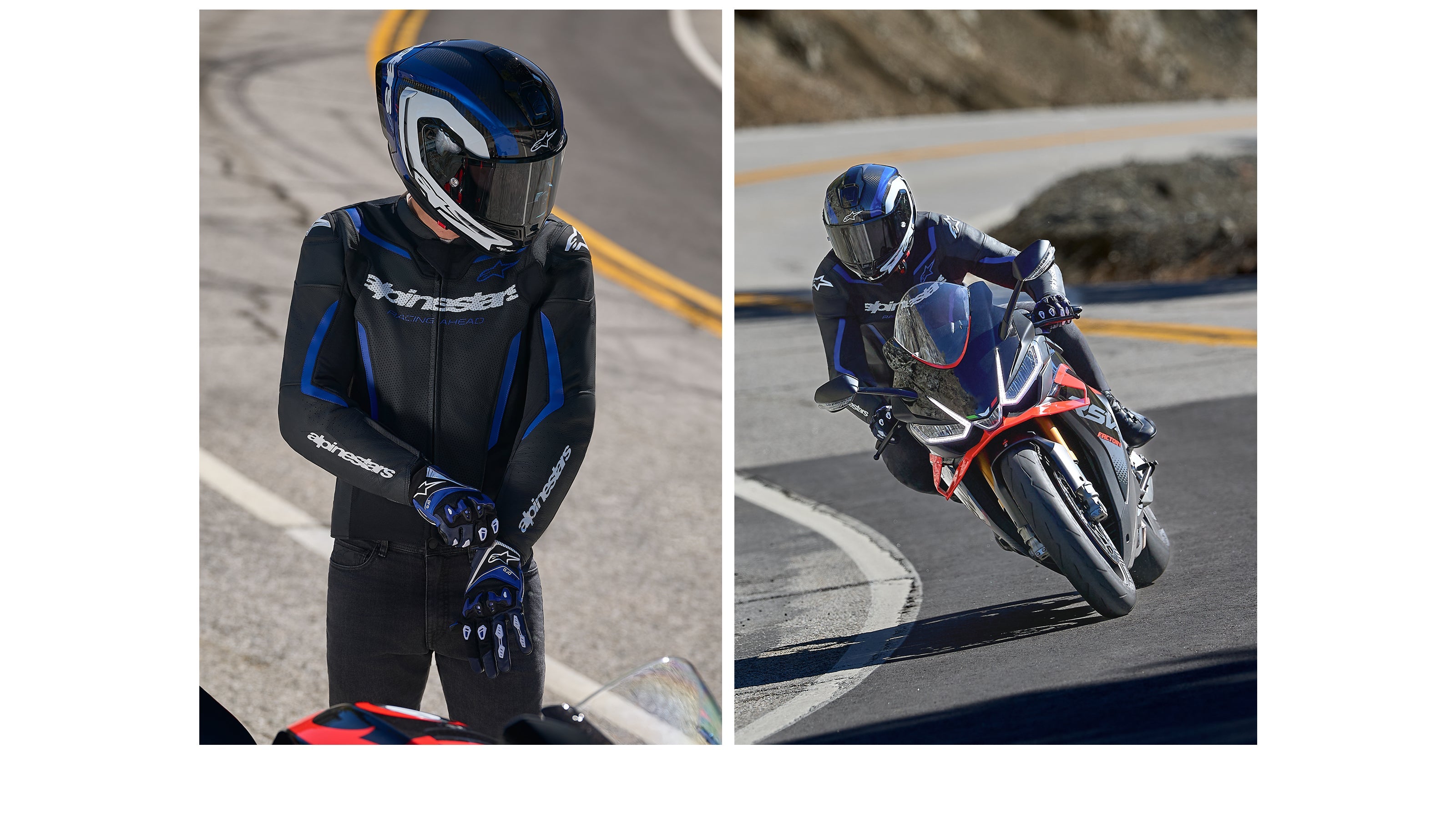SP-R Pro - Black Motorcycle Handschuhe