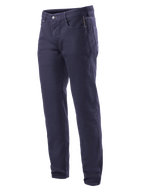 Alpinestars Copper V2 Denim Hose kurze Länge, Motorradjeans, Rinse Blue, klassisches Straight-Leg-Design, Knopf- und Reißverschluss, Vordertaschen mit Münztasche, Gürtelschlaufen, strapazierfähige Denim-Konstruktion