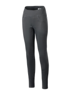 Alpinestars Shuri Damen-Leggings Summer, Schwarz, hoch taillierte Motorrad-Leggings mit schmaler Passform, breitem elastischem Bund, Stretch-Baumwoll-Denim, urbane Motorradhose für Damen