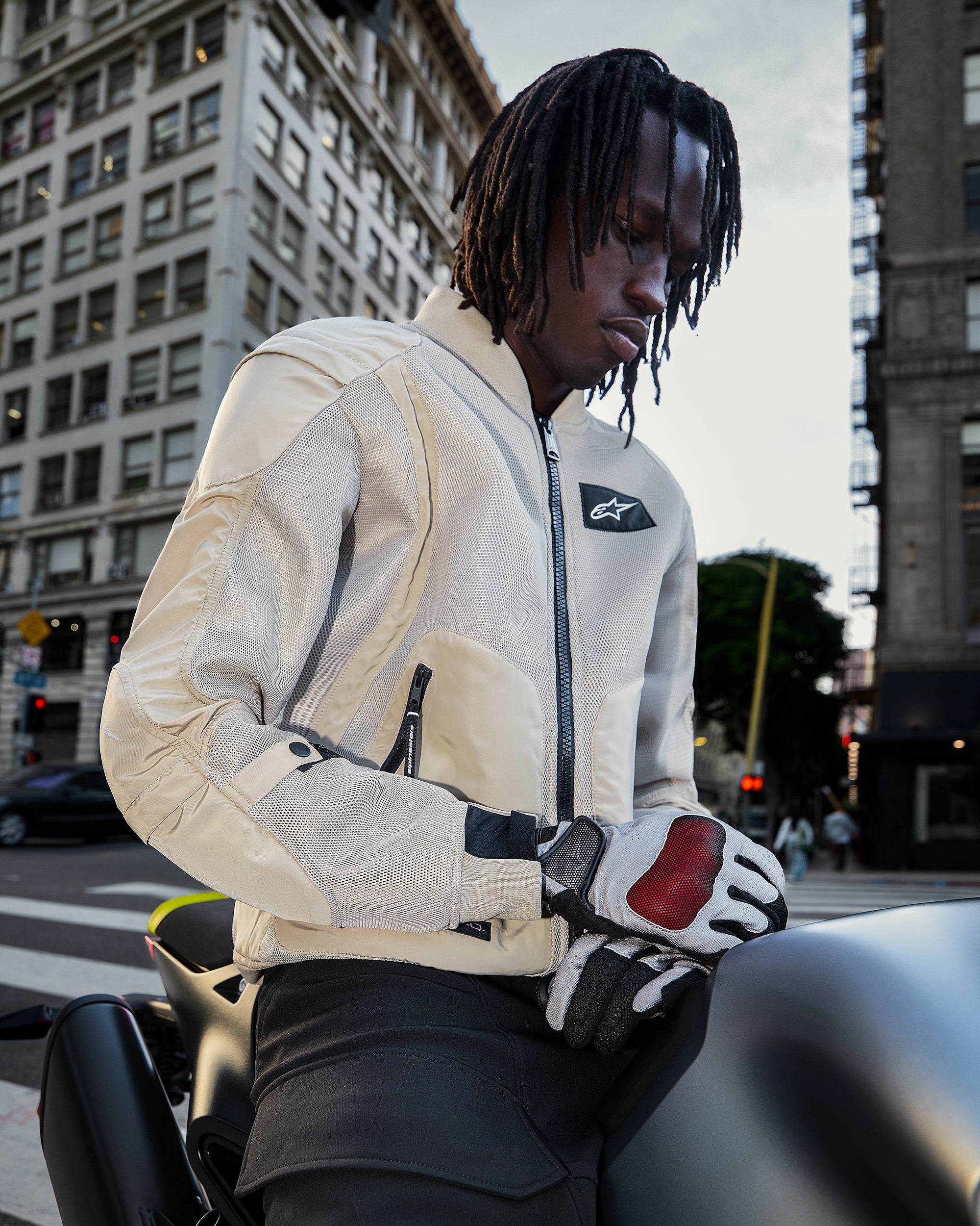 服/ファッション Alchemy Poker: llica Ninja Star Ring AMT-10R Drystar® XF - Motorcycle Jacket | Alpinestars®