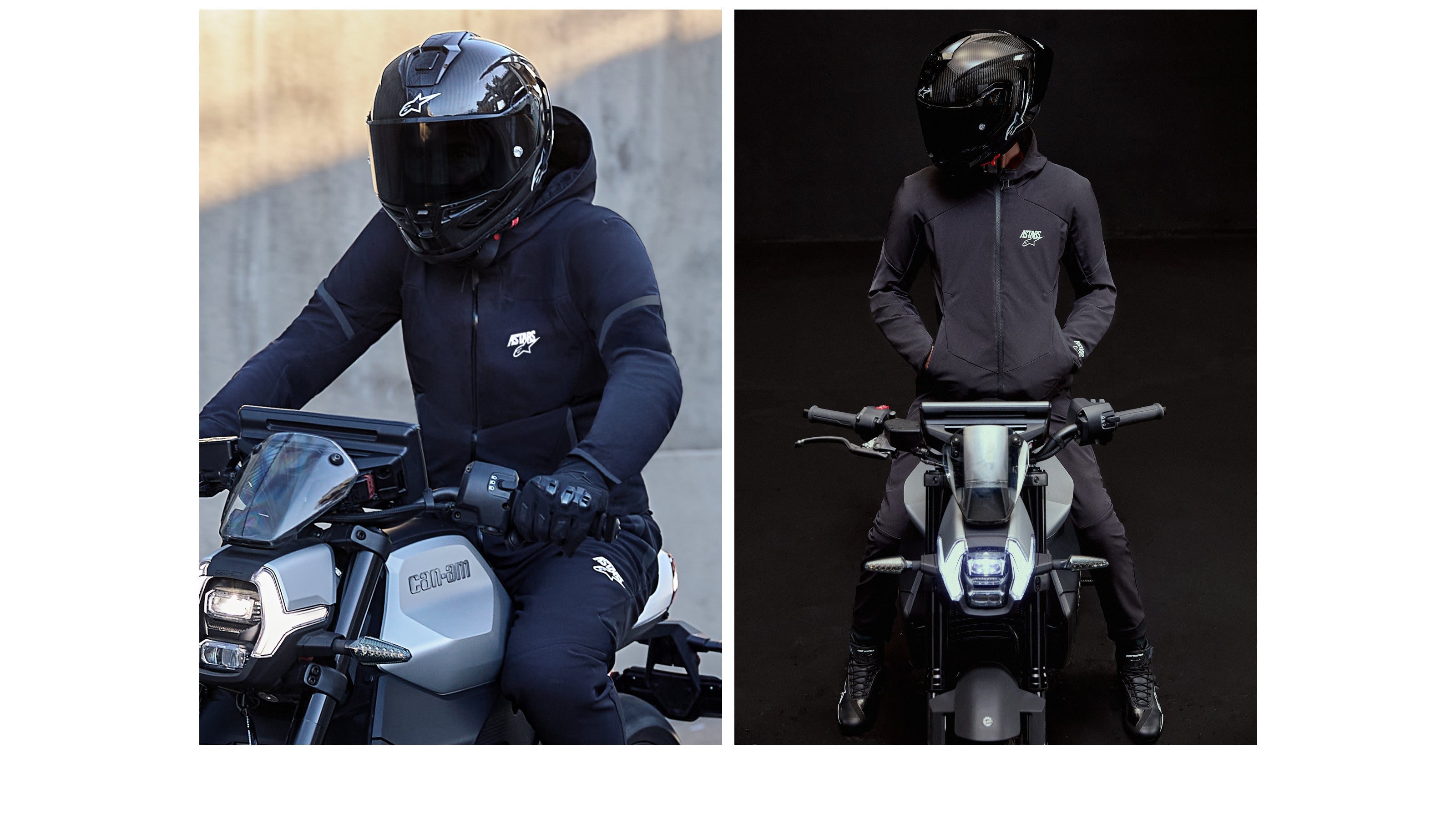 Alpinestars Aeroshell Waterproof Jacket, Black Men's softshell motorcycle hoodie, waterproof and CE certified road riding gear.