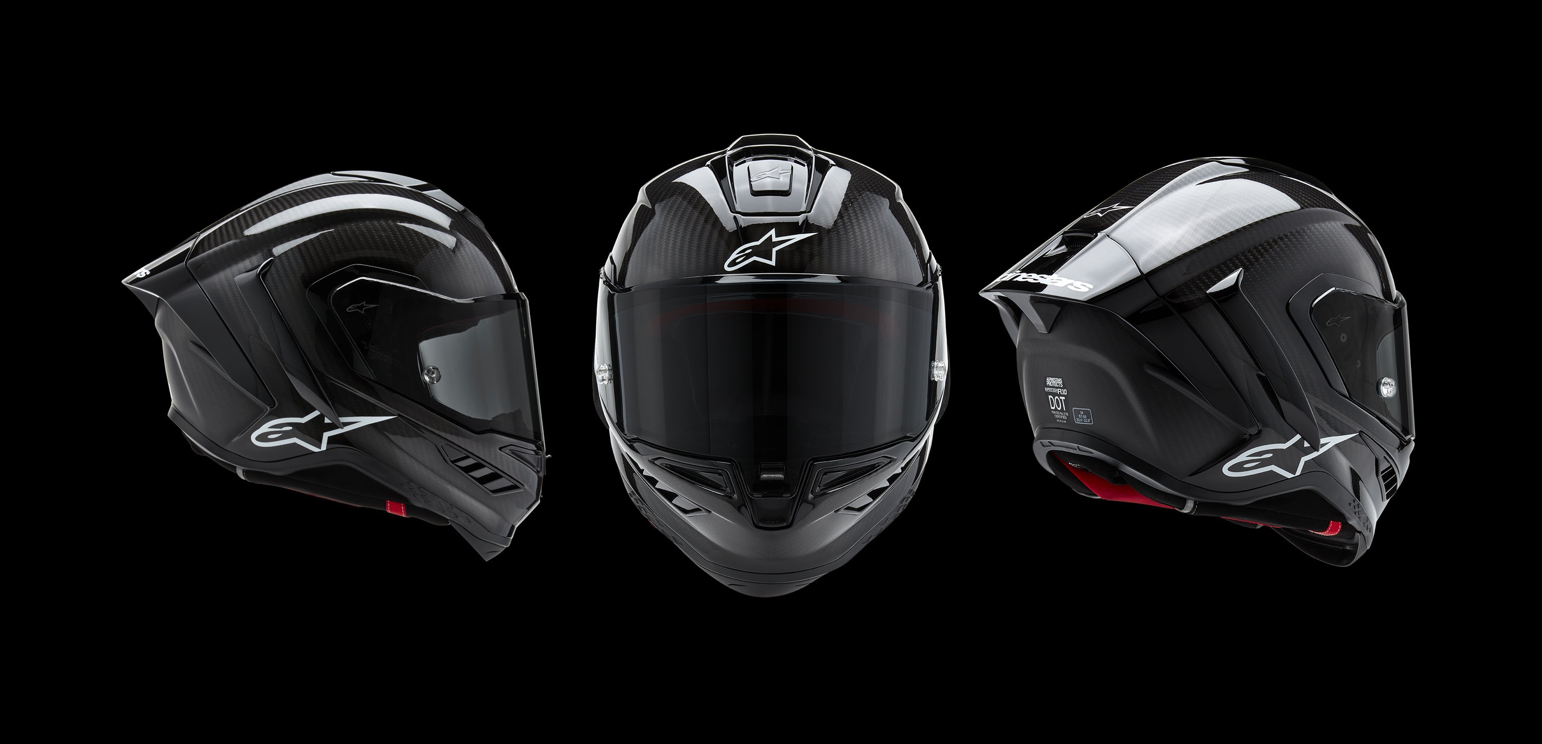 Supertech R10 Element - Black Carbon Motorcycle Helmet