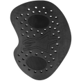 Alpinestars Nucleon KR-H Hüftprotektor, schwarzer Motorrad-Schutzeinsatz, perforiertes Schaumstoff-Design mit geprägtem Stern-Logo, ergonomische Form für Aufprallschutz und Belüftung