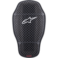 Alpinestars Nucleon KR-CELLi Rückenprotektor-Einsatz, Motorrad-Rückenprotektor, Transparent Rauchgrau, Waben-Mesh-Design mit weißem Alpinestars-Logo, ergonomisch konturierte Form, dreifach segmentierte bewegliche Schale für maximale Luftzirkulation